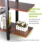 Libreria a 5 ripiani, libreria in stile industriale vintage