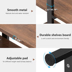 Libreria a 5 ripiani, libreria in stile industriale vintage