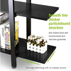 Libreria a 5 ripiani, libreria in stile industriale vintage