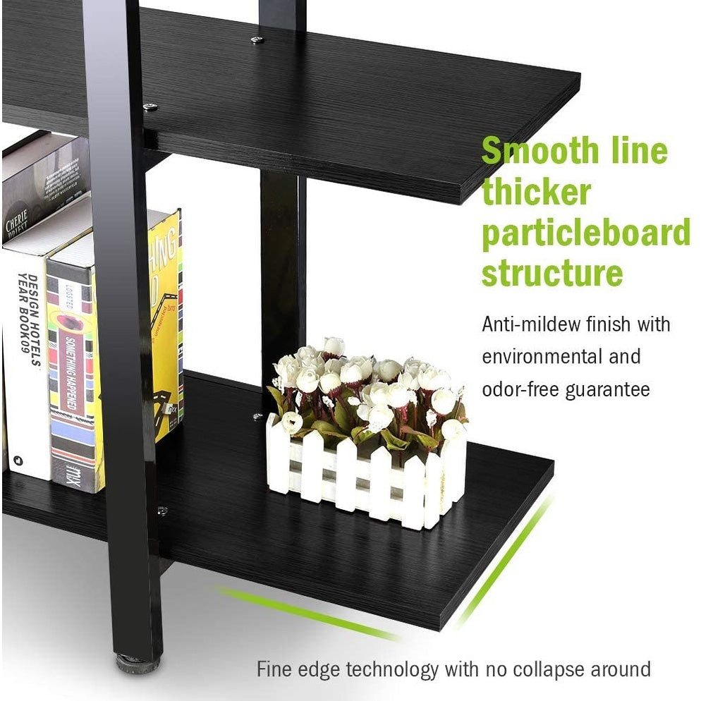 Libreria a 5 ripiani, libreria in stile industriale vintage