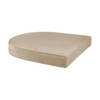 Set da pranzo in vimini bianco in resina da 5 pezzi