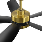 Ventilatore da soffitto a LED Breezary 65/52/42 a 5 pale con kit luci e telecomando