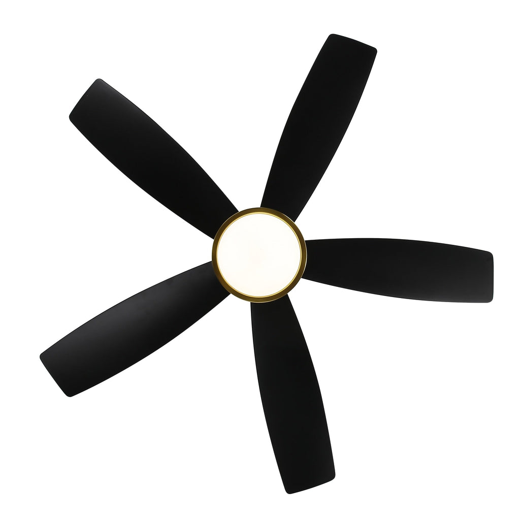 Ventilatore da soffitto a LED Breezary 65/52/42 a 5 pale con kit luci e telecomando