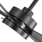 Ventilatore da soffitto a LED Breezary 65/52/42 a 5 pale con kit luci e telecomando