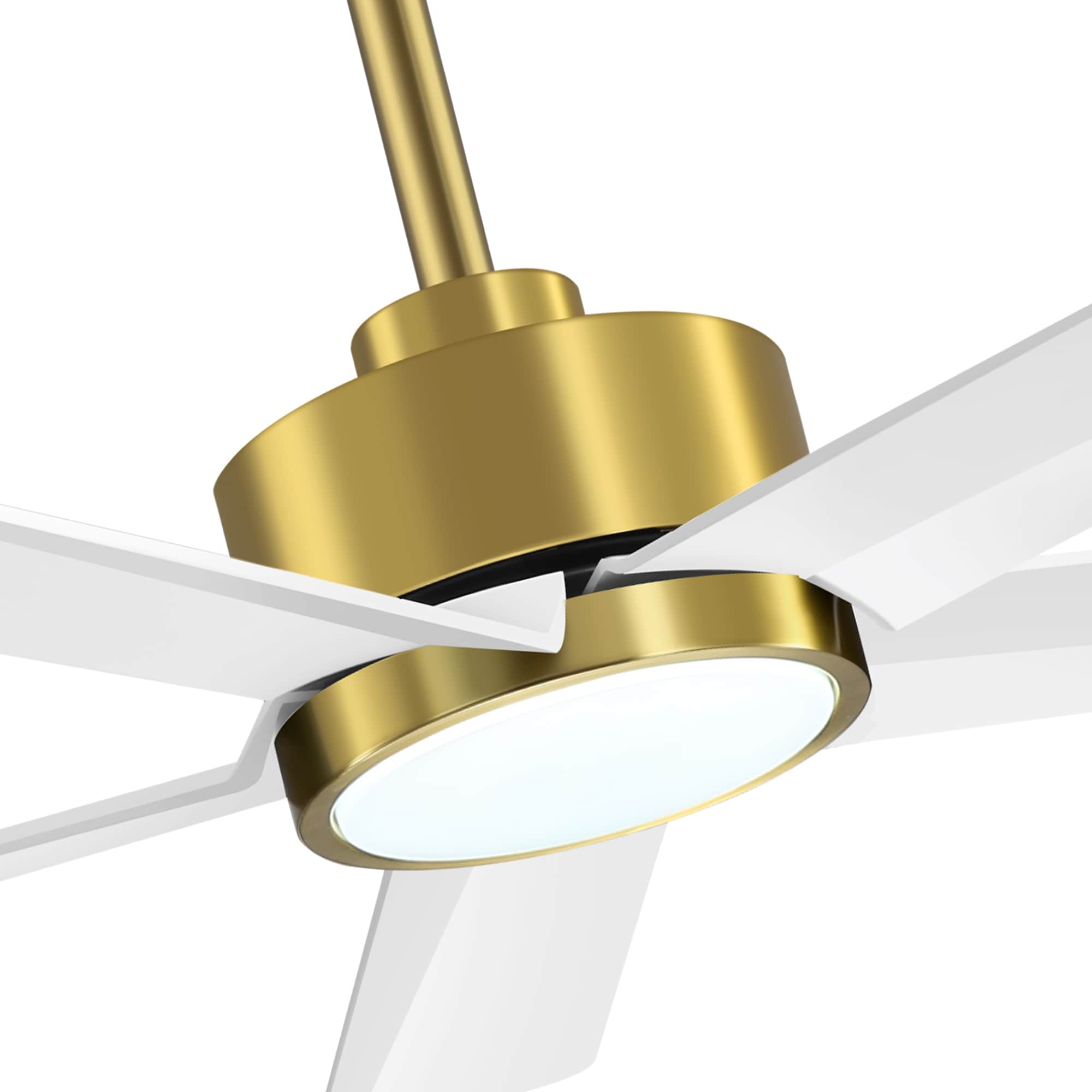 Ventilatore da soffitto a LED Breezary 65/52/42 a 5 pale con kit luci e telecomando