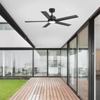 Ventilatore da soffitto a LED Breezary 65/52/42 a 5 pale con kit luci e telecomando