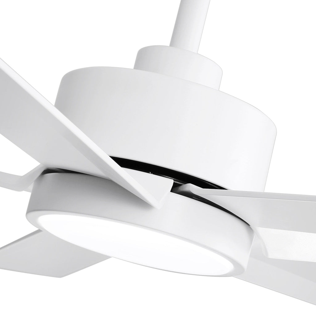 Ventilatore da soffitto a LED Breezary 65/52/42 a 5 pale con kit luci e telecomando