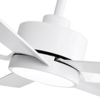 Ventilatore da soffitto a LED Breezary 65/52/42 a 5 pale con kit luci e telecomando