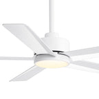 Ventilatore da soffitto a LED Breezary 65/52/42 a 5 pale con kit luci e telecomando
