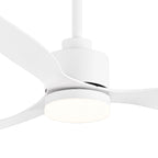 Ventilatore da soffitto a LED da 52 pollici con telecomando per luci (3 pale)
