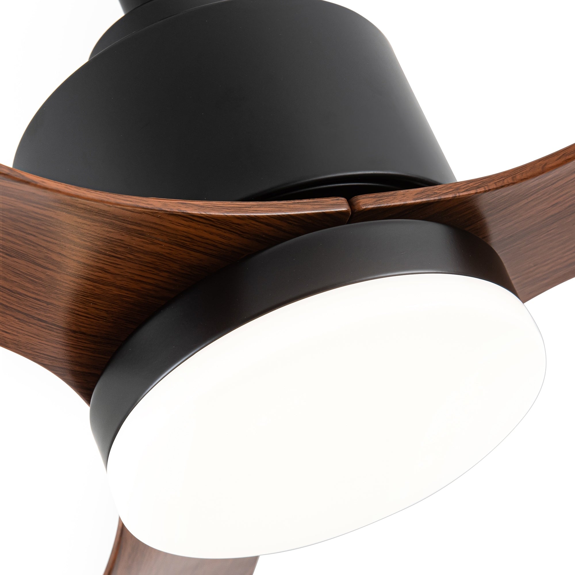 Ventilatore da soffitto a LED da 52 pollici con telecomando per luci (3 pale)