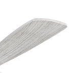 Ventilatore da soffitto moderno in legno massello/ABS da 52 pollici con telecomando (senza luce), 6 velocità del vento, flusso d'aria reversibile