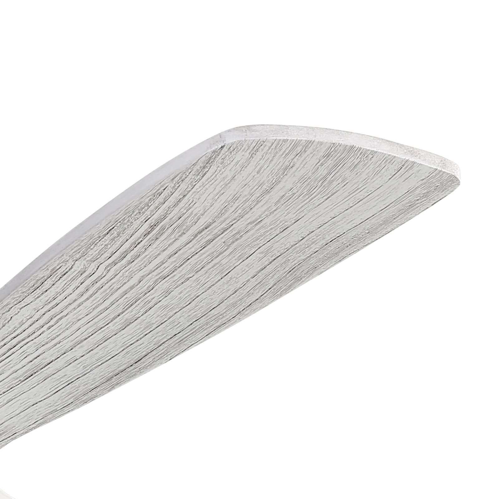 Ventilatore da soffitto moderno in legno massello/ABS da 52 pollici con telecomando (senza luce), 6 velocità del vento, flusso d'aria reversibile