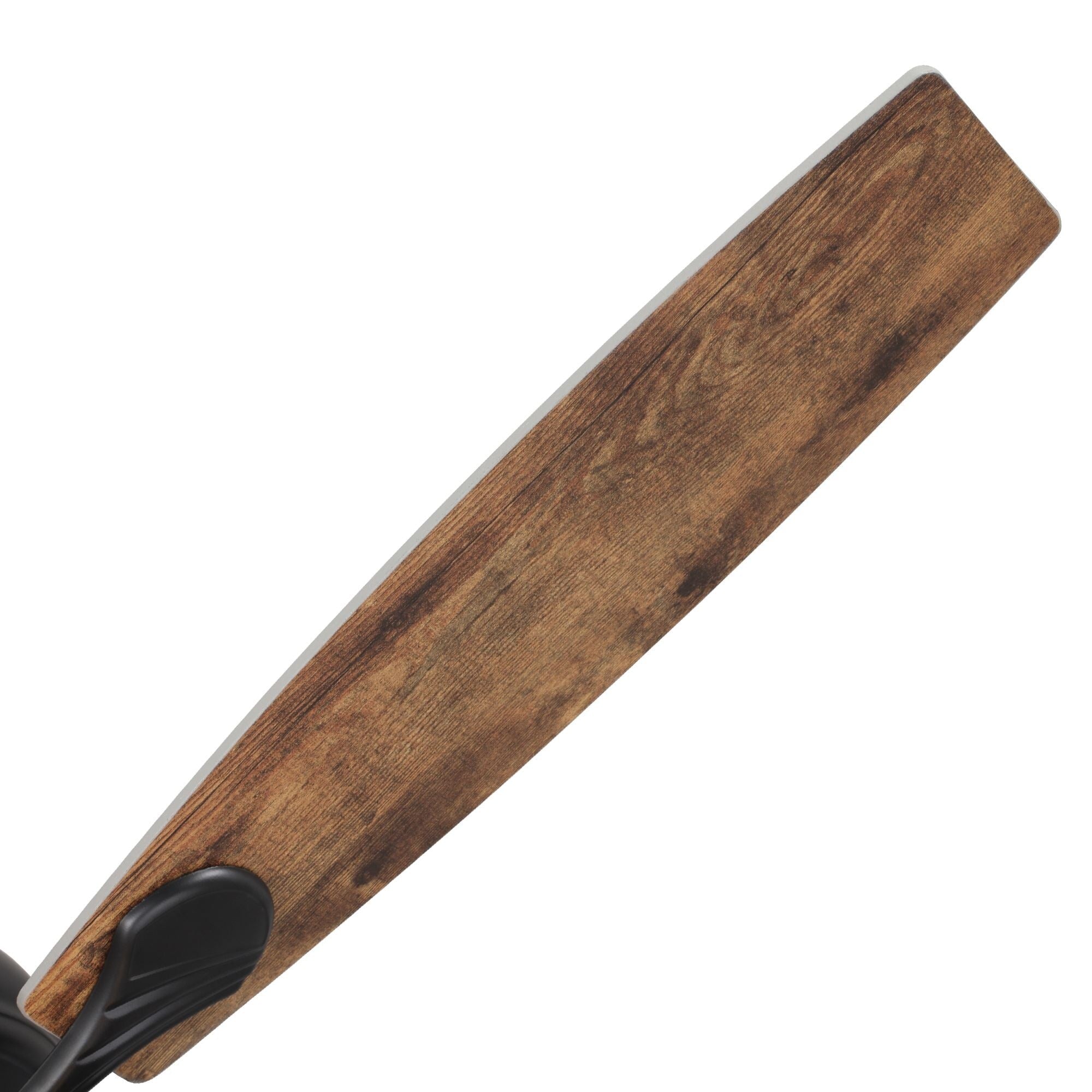 Ventilatore da soffitto con gabbia nera a 5 pale in legno galleggiante da fattoria 52 con telecomando