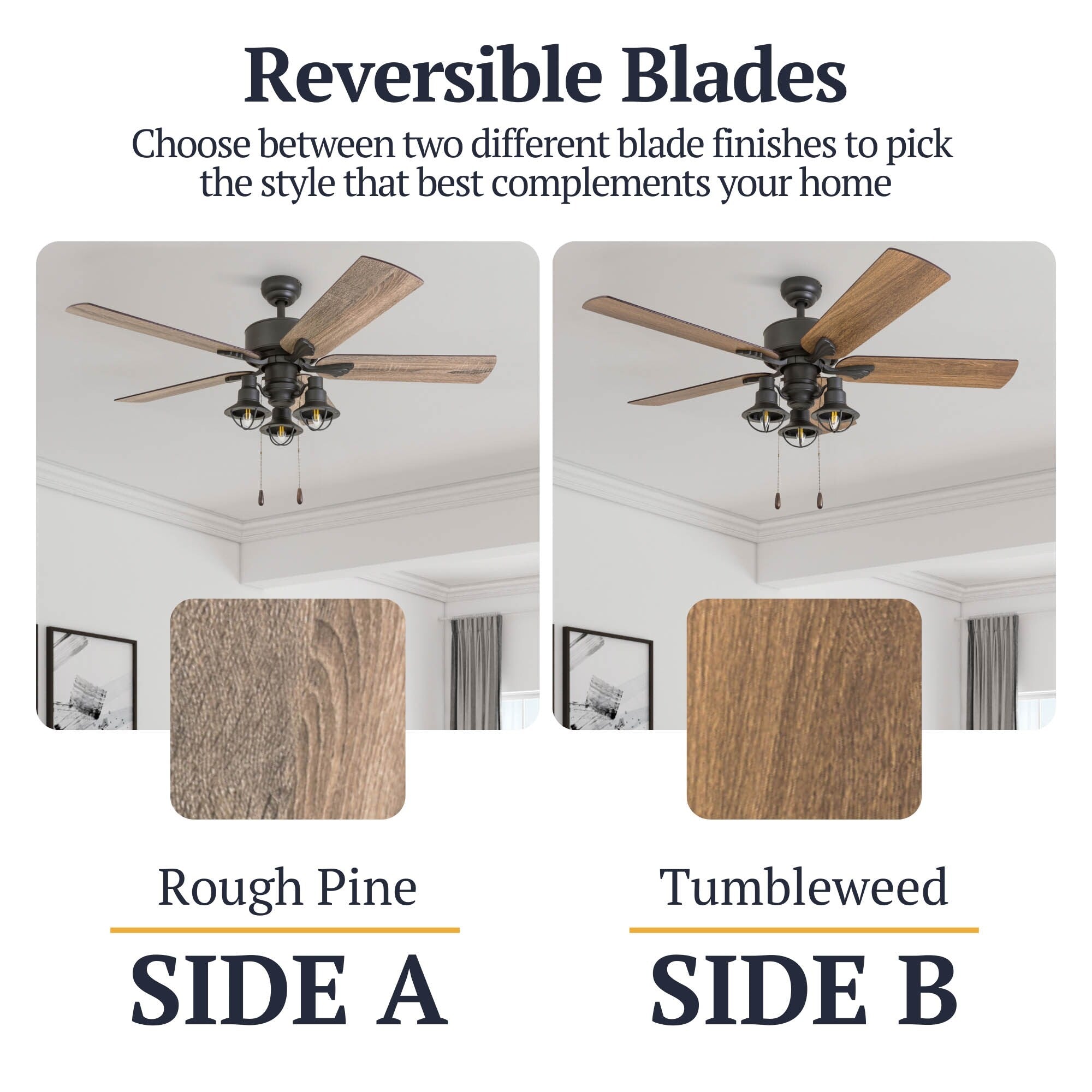 52 Prominence Home Sivan Bronze Farmhouse Ventilatore da soffitto a LED con luce, telecomando