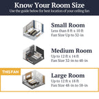 52 Prominence Home Sivan Bronze Farmhouse Ventilatore da soffitto a LED con luce, telecomando