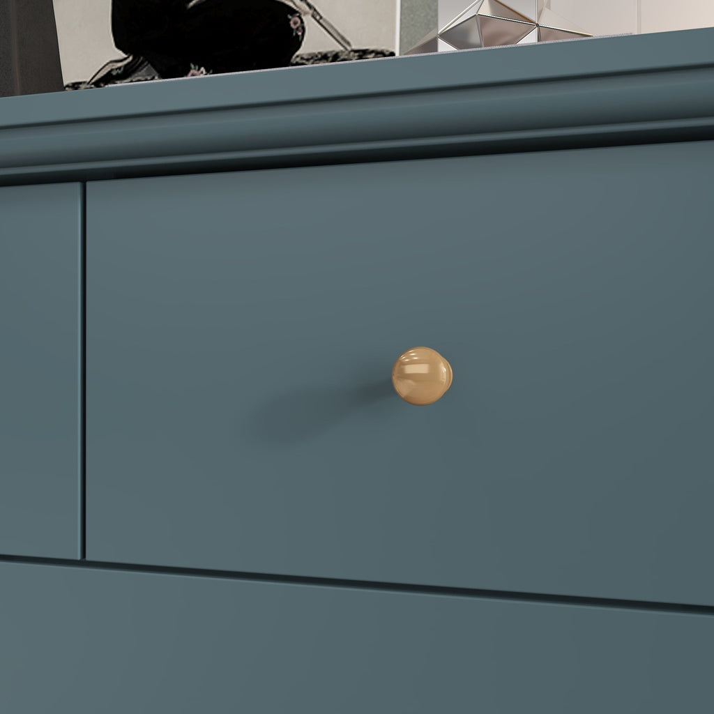 Cassettiera per camera da letto matrimoniale larga 55,1 cm con cassetti portaoggetti