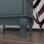 Cassettiera per camera da letto matrimoniale larga 55,1 cm con cassetti portaoggetti