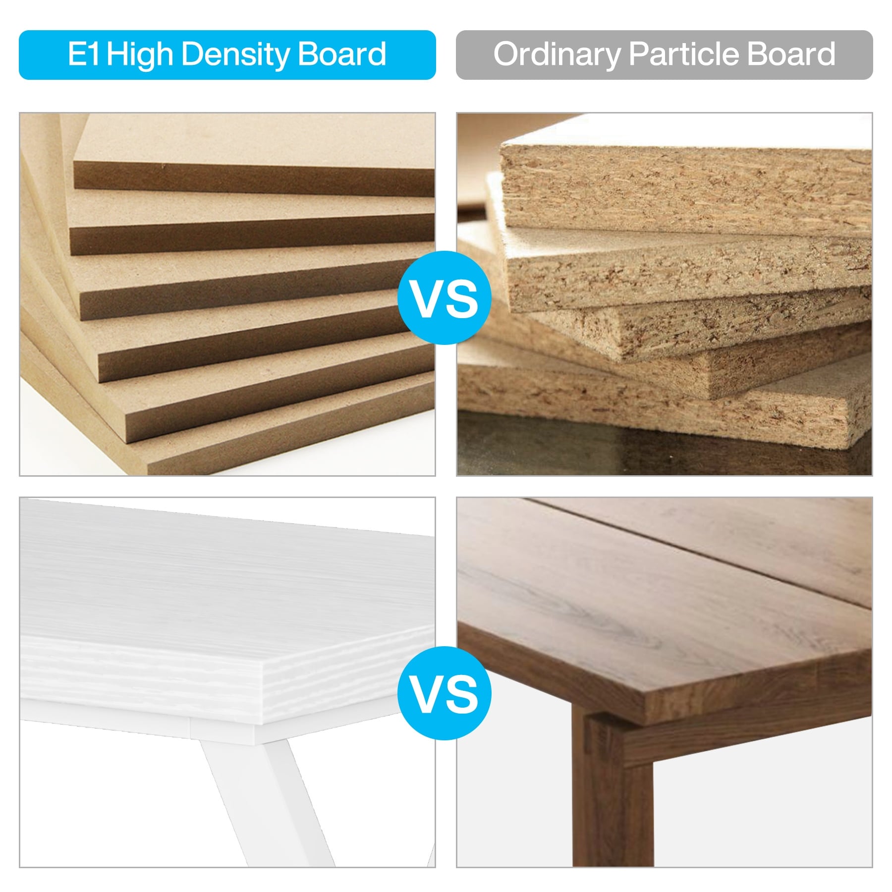 Scrivania per computer resistente da 55 pollici, scrivania da ufficio