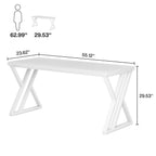 Scrivania per computer resistente da 55 pollici, scrivania da ufficio