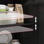 Credenza da 59,1'', bianca, moderna, contemporanea, laccata