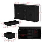 Credenza da 59,1'', bianca, moderna, contemporanea, laccata