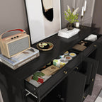 Credenza da 59,1'', bianca, moderna, contemporanea, laccata