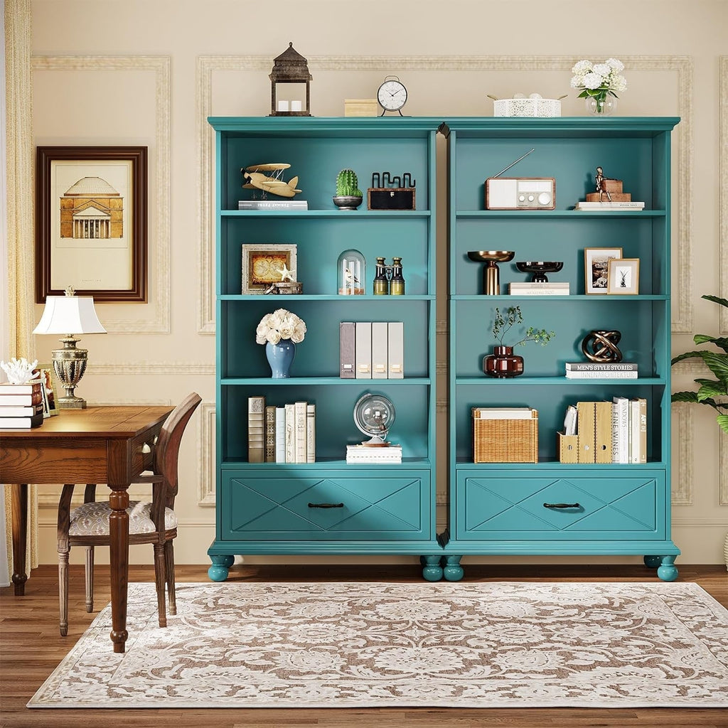 Libreria a 6 ripiani con cassetto 71 Libreria per soggiorno