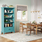 Libreria a 6 ripiani con cassetto 71 Libreria per soggiorno