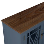 Credenza da cucina in legno in stile vintage da 63 pollici - Larghezza 63 pollici