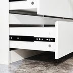 Cassettiera con 9 cassetti da 63 W, cassettiera decorativa per soggiorno, camera da letto