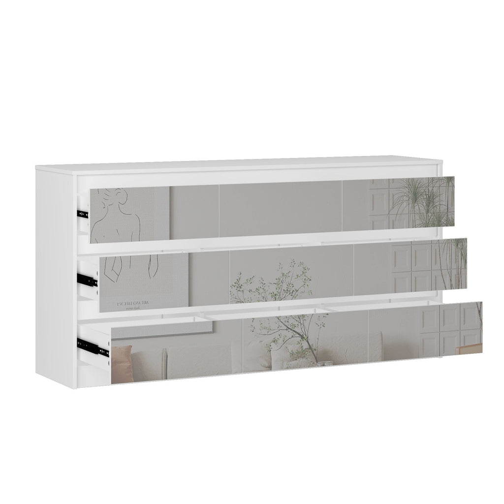 Cassettiera con 9 cassetti da 63 W, cassettiera decorativa per soggiorno, camera da letto