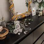 Cassettiera con 9 cassetti da 63 W, cassettiera decorativa per soggiorno, camera da letto