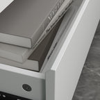 Cassettiera con 9 cassetti da 63 W, cassettiera decorativa per soggiorno, camera da letto