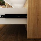 Cassettiera con 9 cassetti da 63 W, cassettiera decorativa per soggiorno, camera da letto