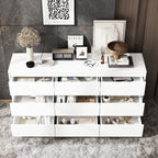 Cassettiera con 9 cassetti da 63 W, cassettiera decorativa per soggiorno, camera da letto