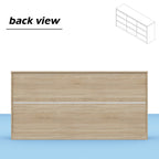 Cassettiera con 9 cassetti da 63 W, cassettiera decorativa per soggiorno, camera da letto