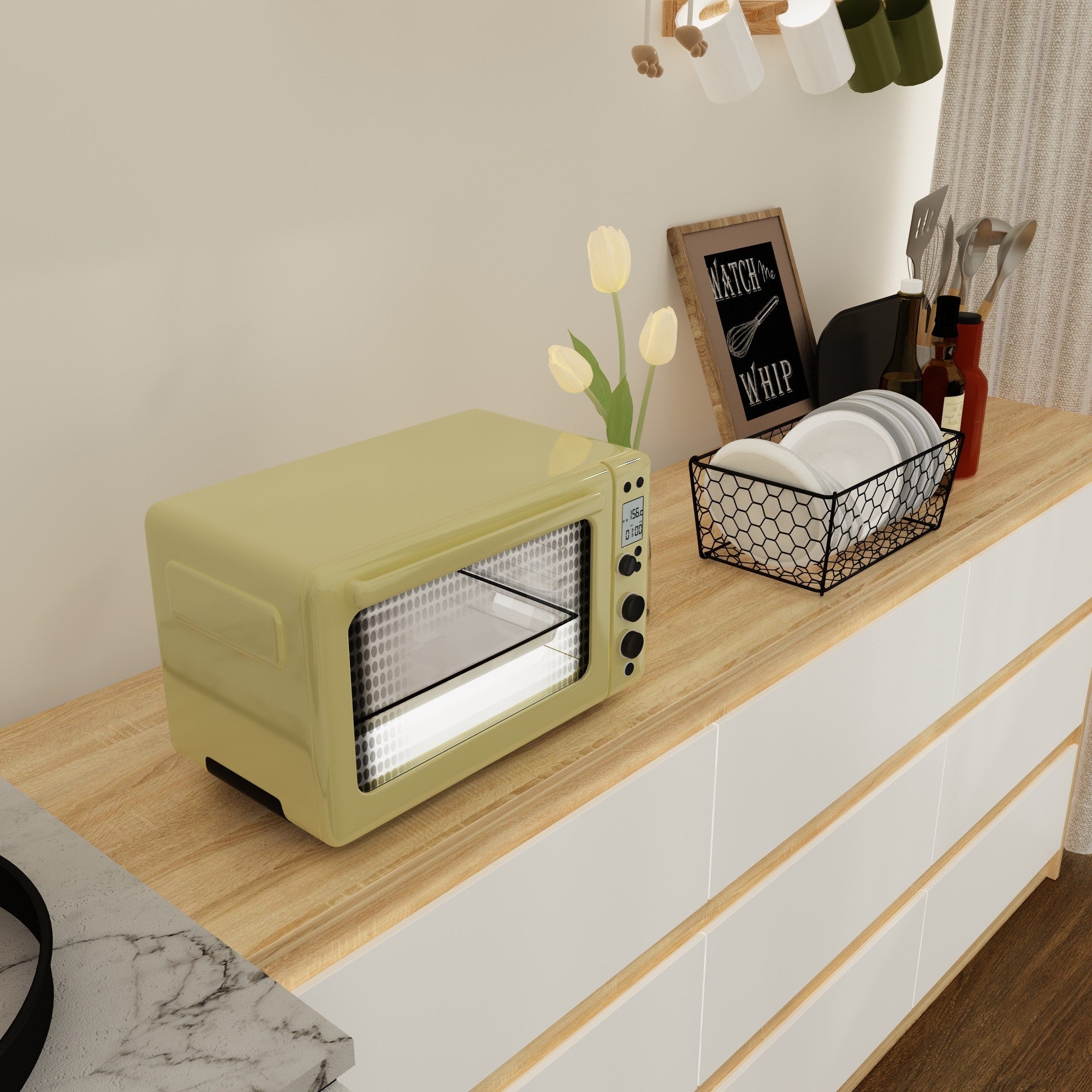 Cassettiera con 9 cassetti da 63 W, cassettiera decorativa per soggiorno, camera da letto