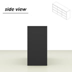 Cassettiera con 9 cassetti da 63 W, cassettiera decorativa per soggiorno, camera da letto