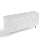 Mobiletto portaoggetti in legno da 63'' W