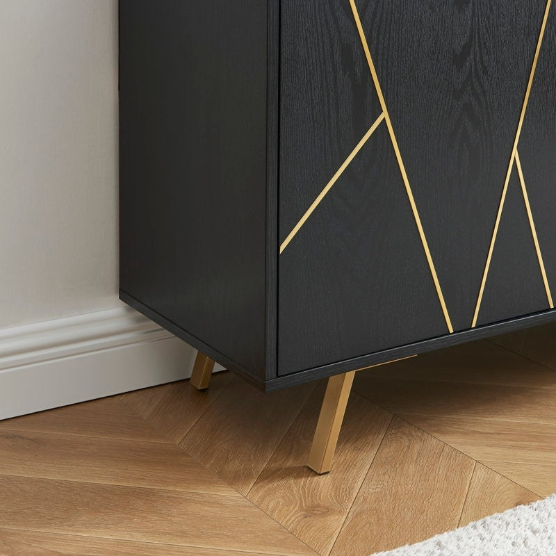 Mobiletto portaoggetti in legno da 63'' W