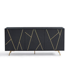 Mobiletto portaoggetti in legno da 63'' W