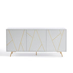 Mobiletto portaoggetti in legno da 63'' W