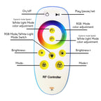 Lampada da terra ad arco/arco a LED dimmerabile 69 - RGBW - N/D