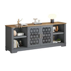 Mobile porta TV decorativo rustico floreale da 70 pollici per un massimo di 80 TV