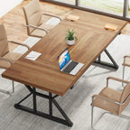 Scrivania direzionale da 70,8 pollici, grande postazione di lavoro per computer