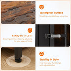 Mobile porta TV per cani di grossa taglia da 70,86'' con cuscino e due vani (senza cuscino)