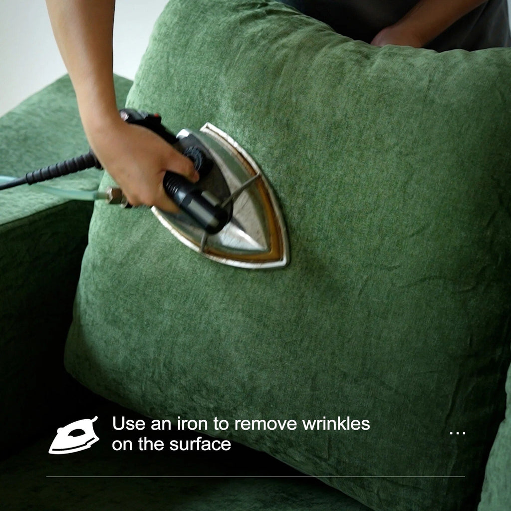 Divano letto trasformabile imbottito 70.87, poltrona trasformabile, comodo divano per soggiorno, camera da letto, tessuto ciniglia