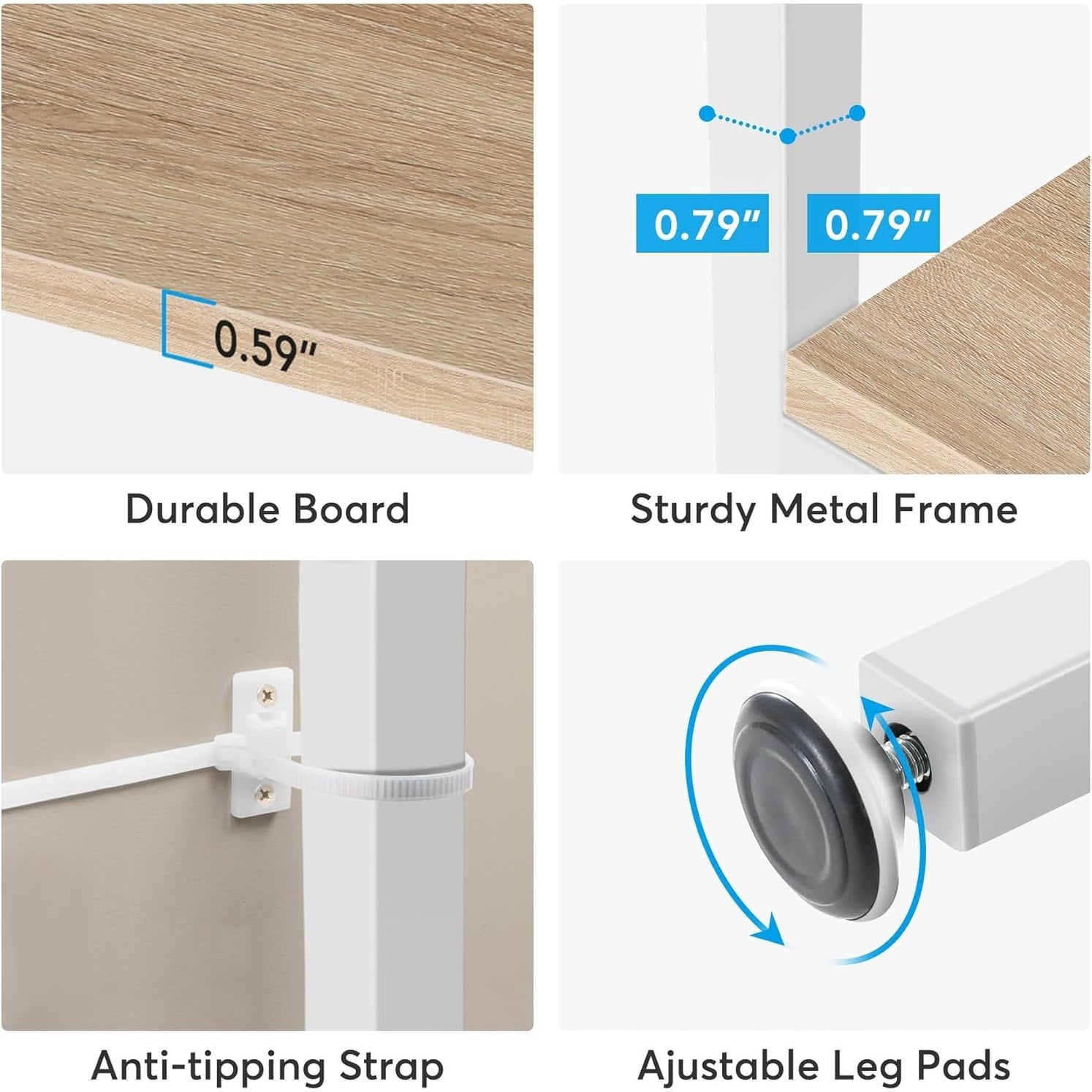 Libreria industriale 71, libreria Etagere in legno marrone rustico a 6 ripiani, ripiani aperti
