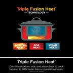 Multicooker da 8,5 litri, con pentola a cottura lenta 8 in 1, forno olandese, vaporiera, coperchio in vetro, cucchiaio integrato, pentola adatta al forno fino a 500 °F